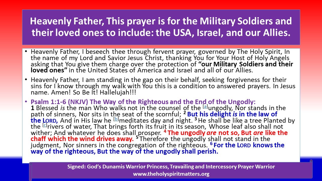 Prayer for Military Troops